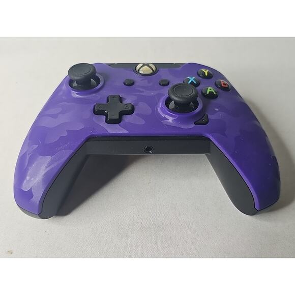PDP Wired Controller for Xbox One 048-082 NO CORD Purple Camo - Picture 2 of 15